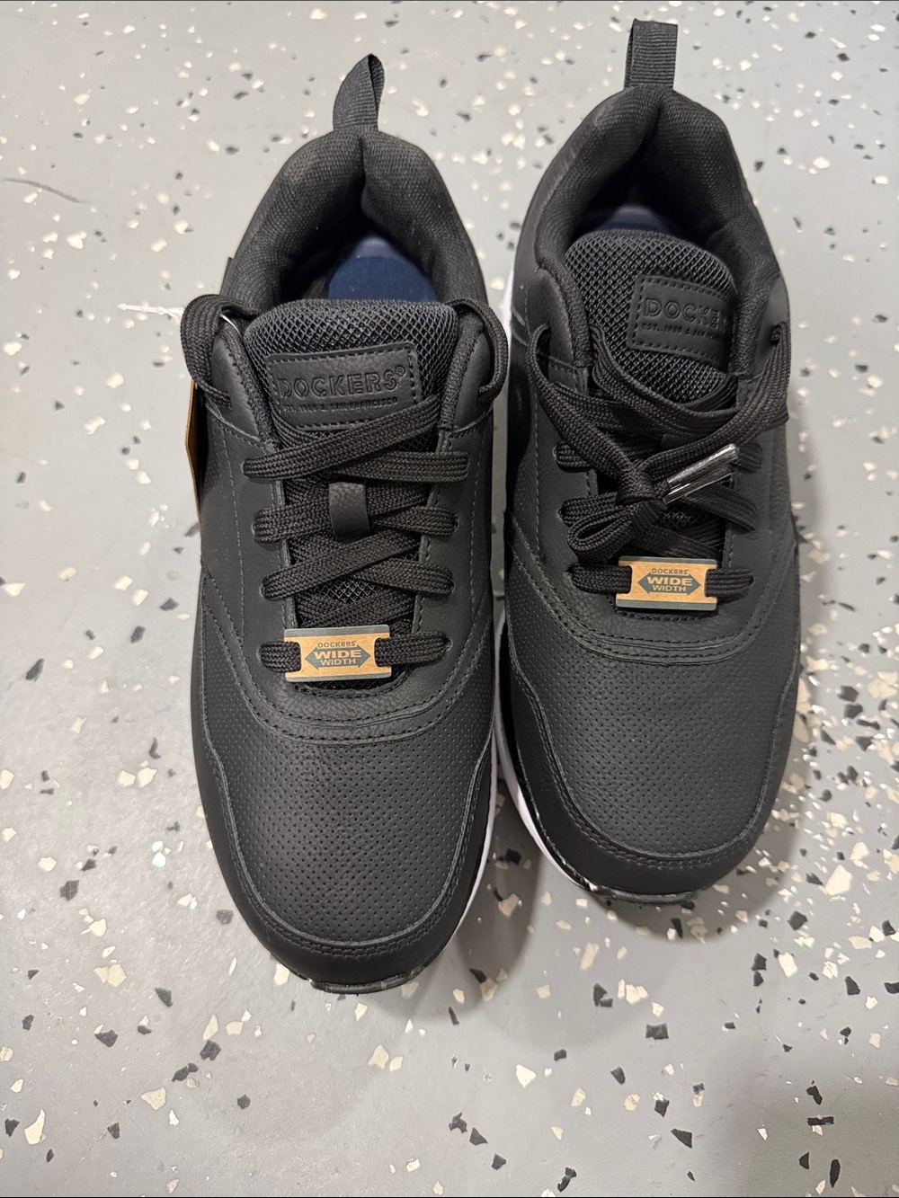 Dockers Men's Black Casual Athletic Sneakers